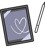タブレットとペン